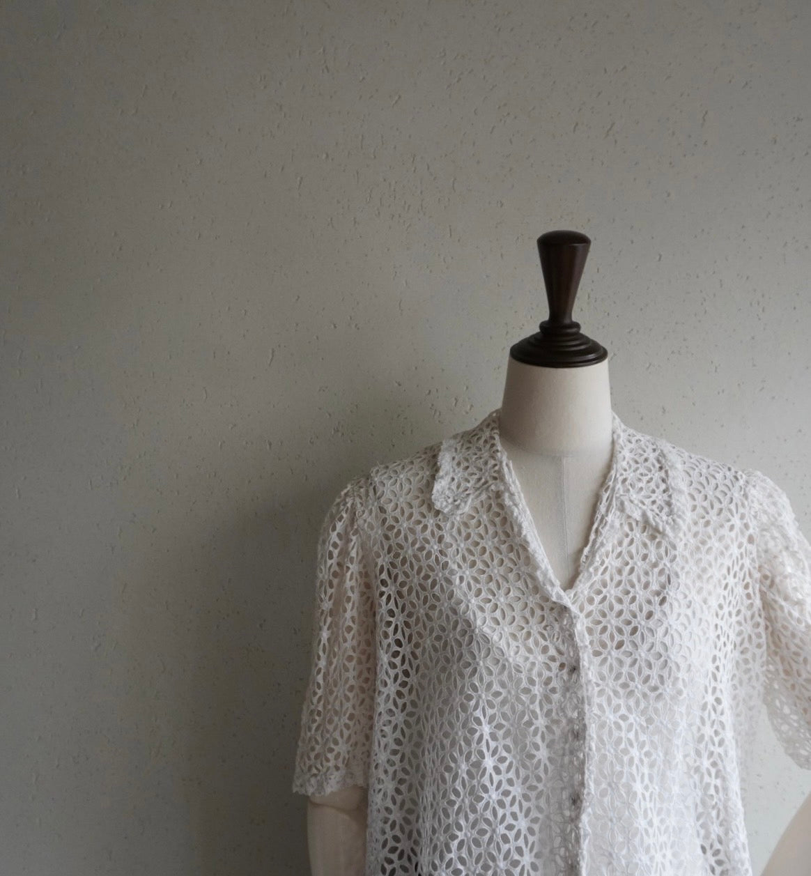 40s Eyelet Lace Shirt