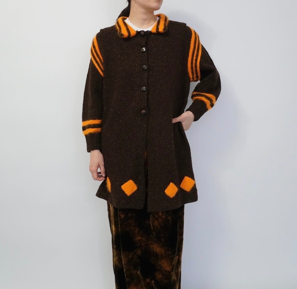 80s Design Knit Jacket