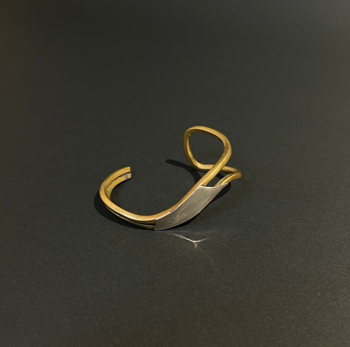 Vintage Silver x Gold Cuff