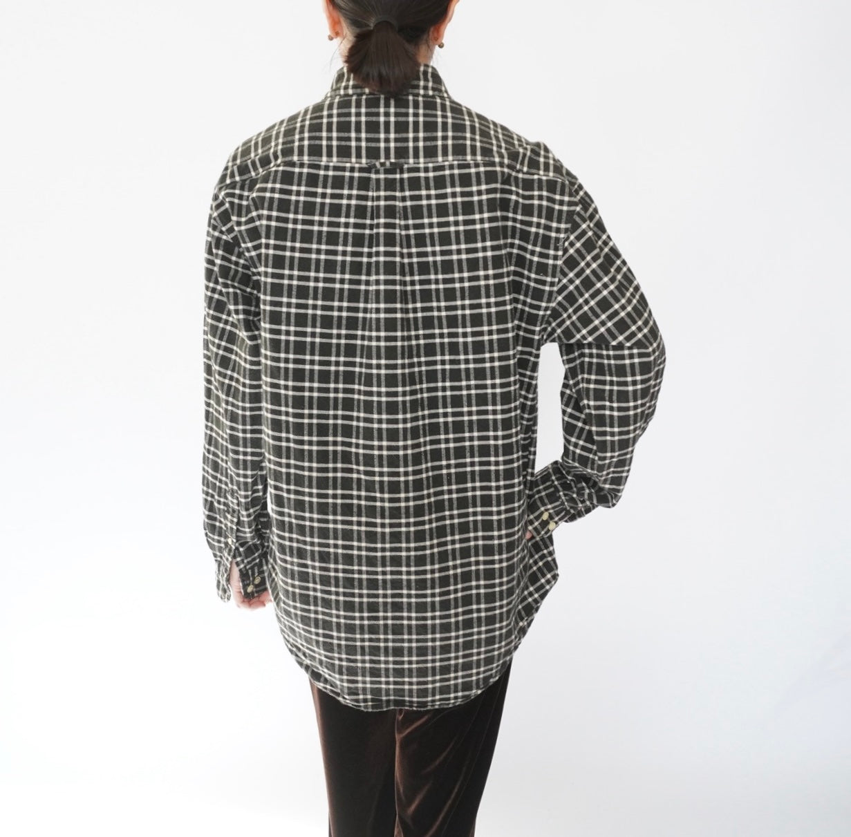 90s "GAP" Plaid Shirt