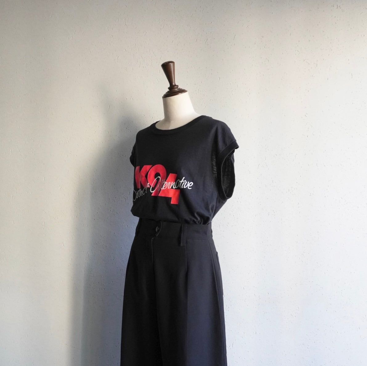 80s Printed Sleeveless T-shirt Made in USA