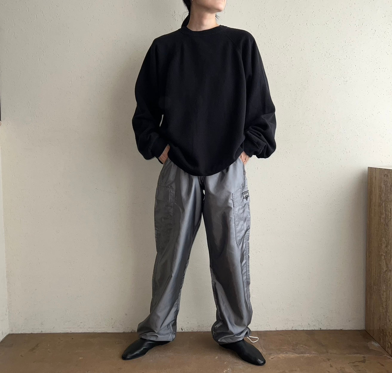 90s Black Sweater Made in USA