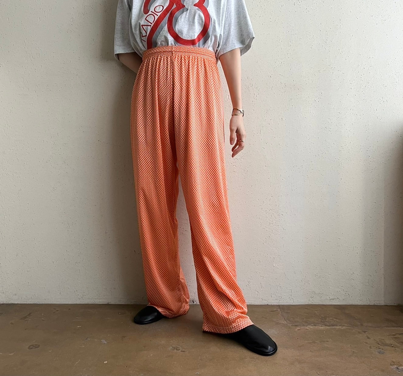 90s Pattern Pants Made in USA