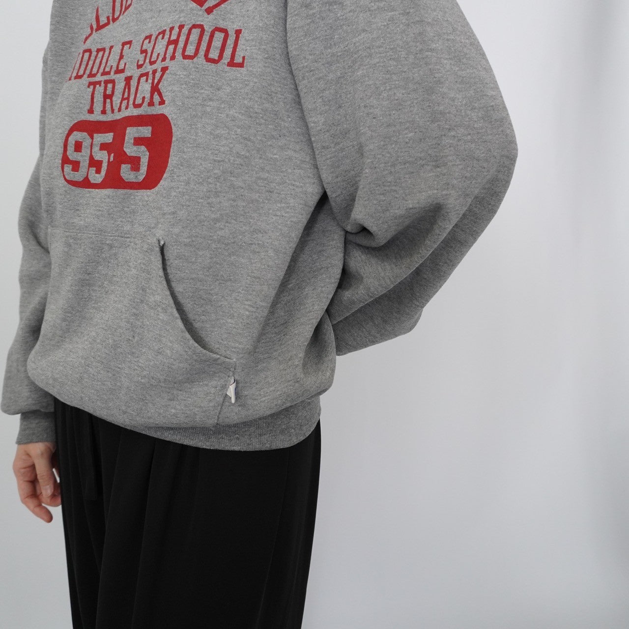 90s Hooded Sweater Made in USA