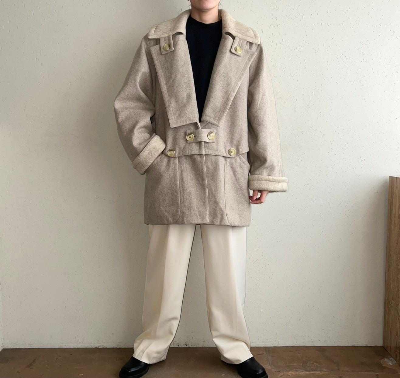 80s Wool Jacket Made in Italy