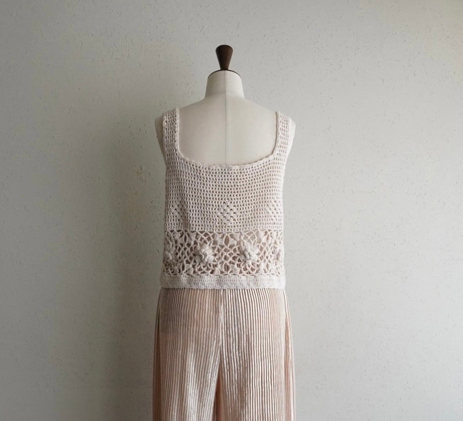 90s EURO Crochet Top