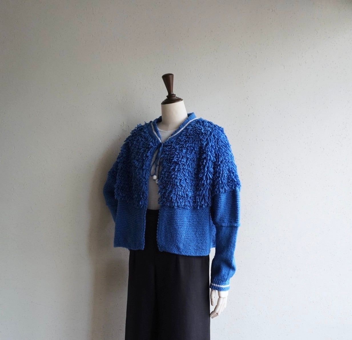 80s Design Knit Jacket,Cardigan