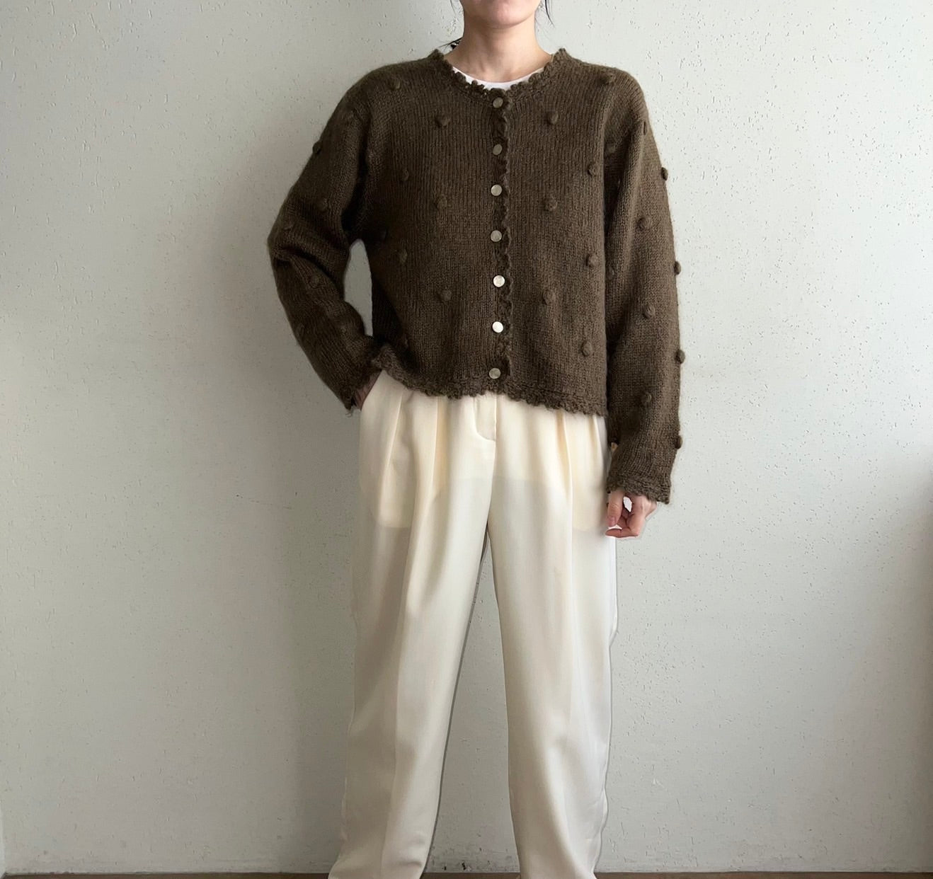 90s Design Knit Cardigan