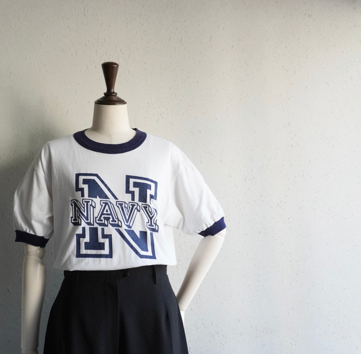 90s Printed Ringer T-shirt Made in USA