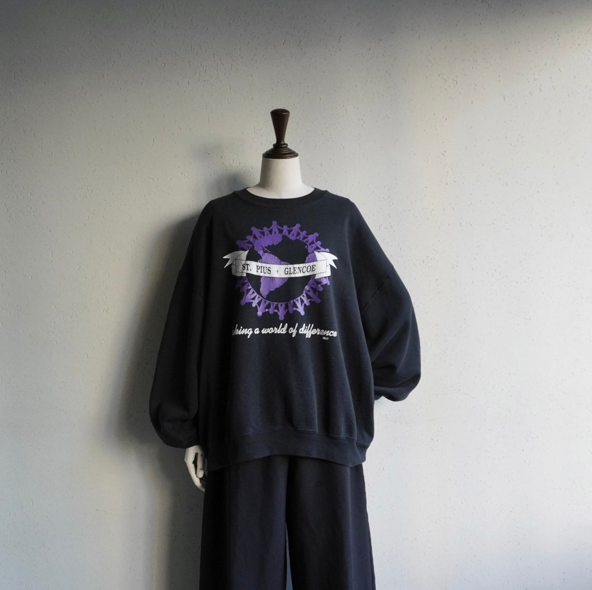90s Printed Sweater Made in USA