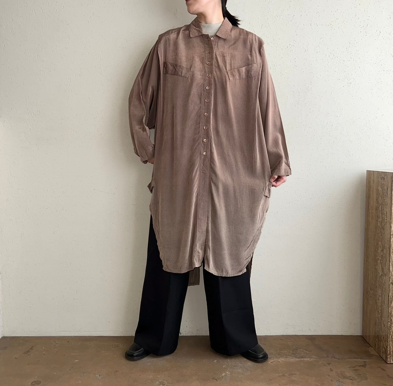 80s Designed Shirt Dress