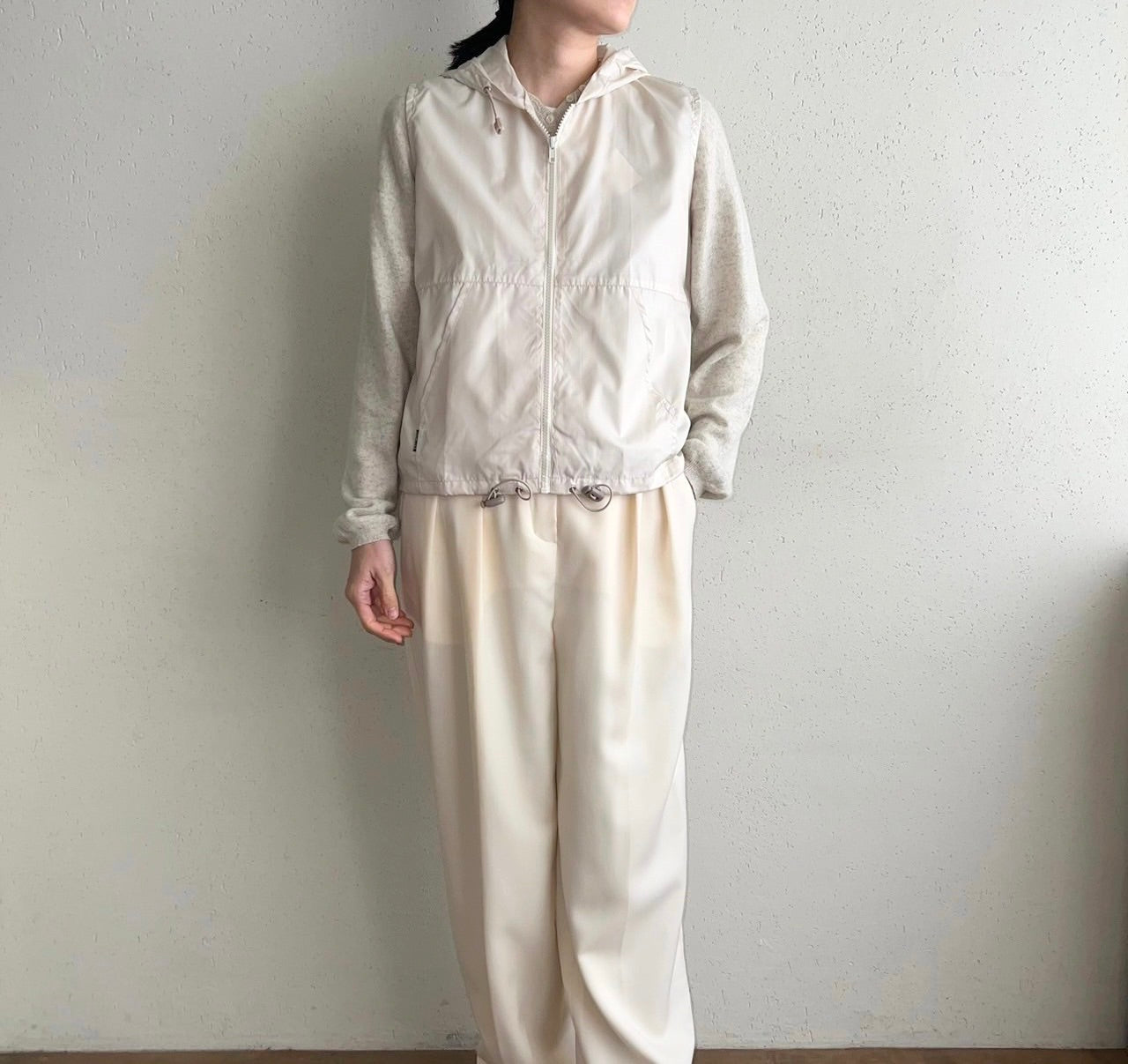 90s Sleeveless Zipped Top Dead Stock