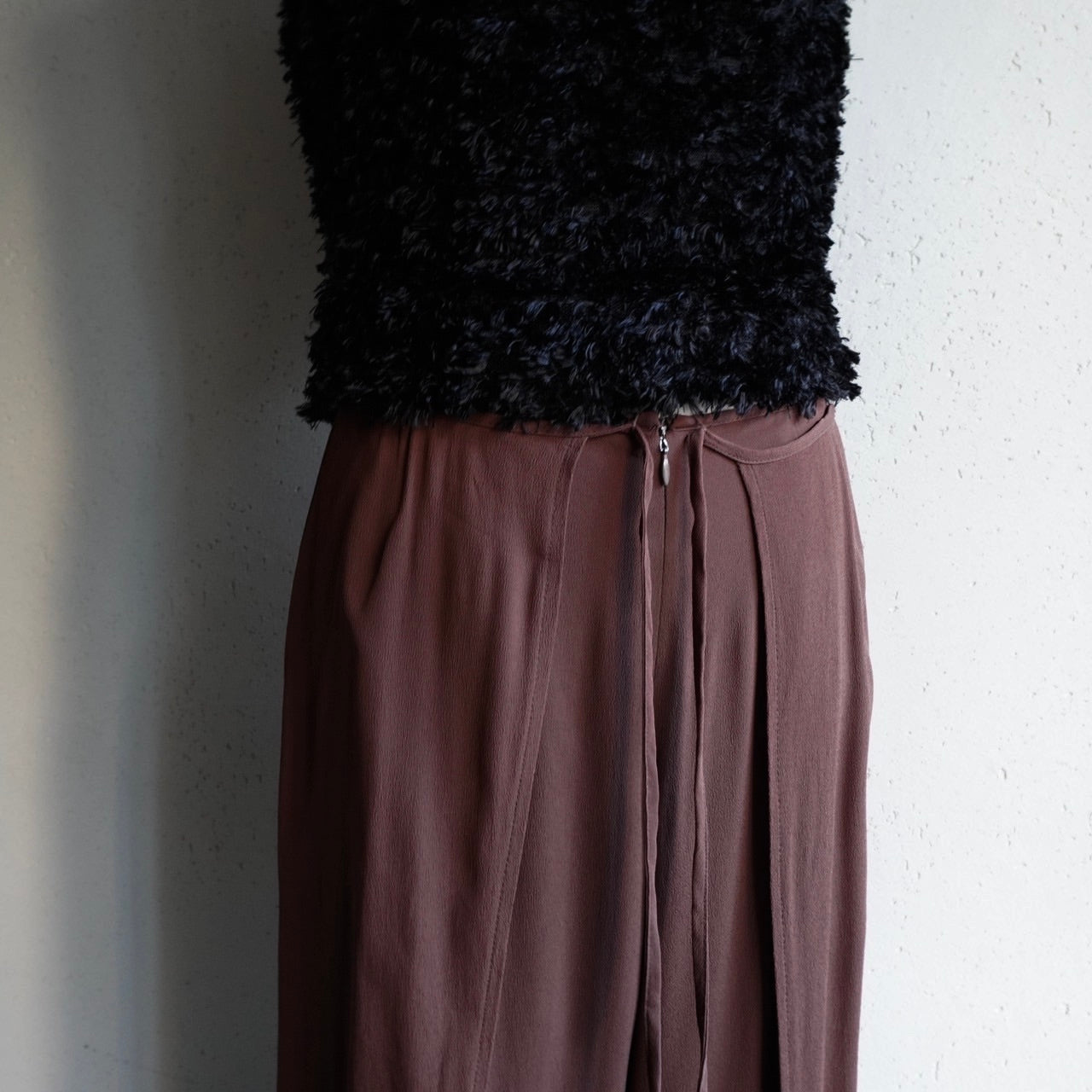 90s Brown Wide Pants