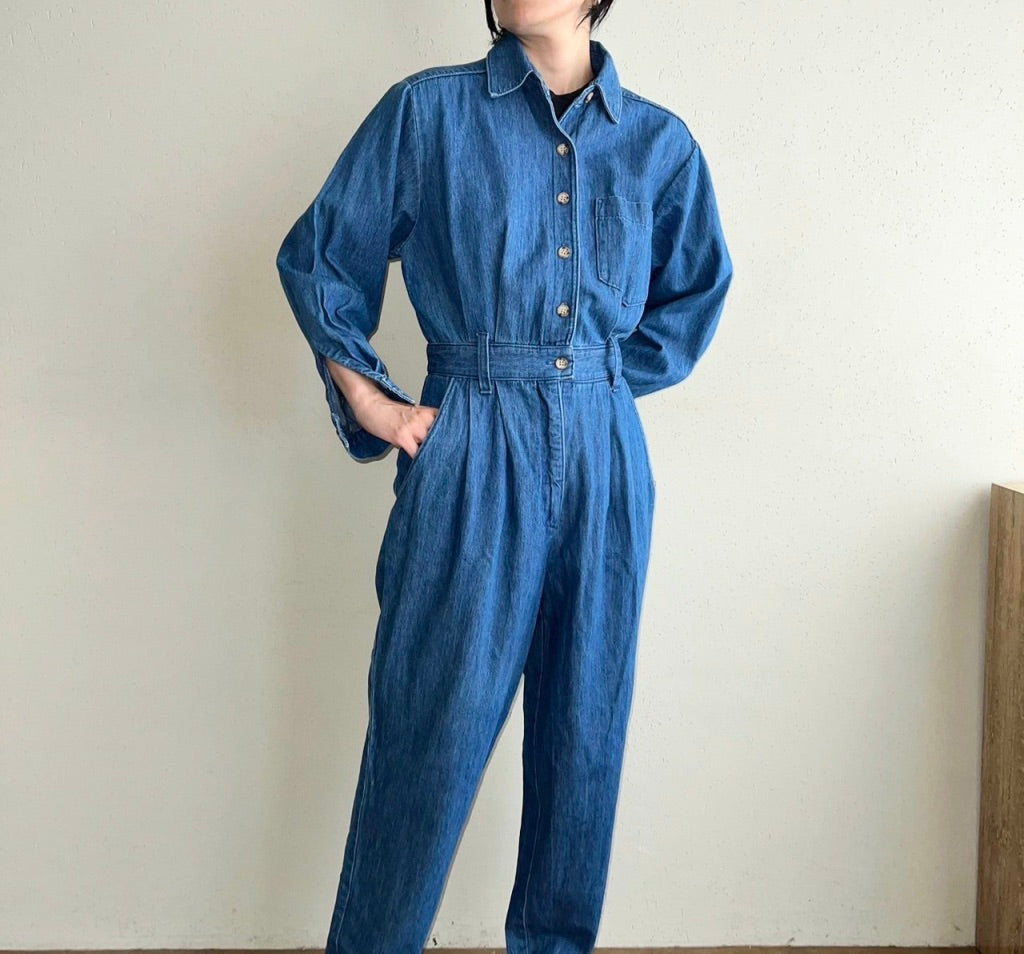 90s Denim Jumpsuit