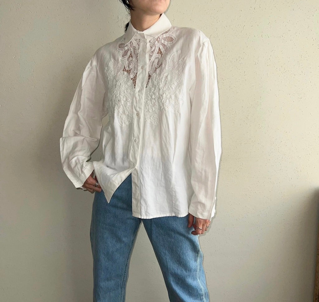 90s Lace Blouse