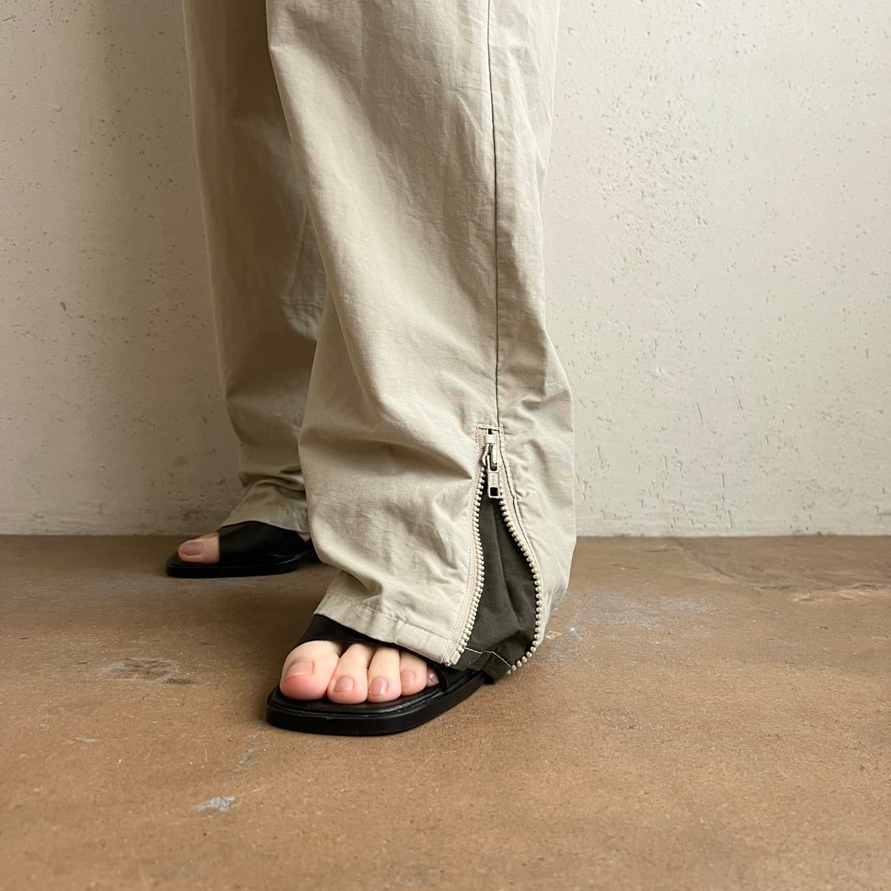 90s Cotton Nylon Pants