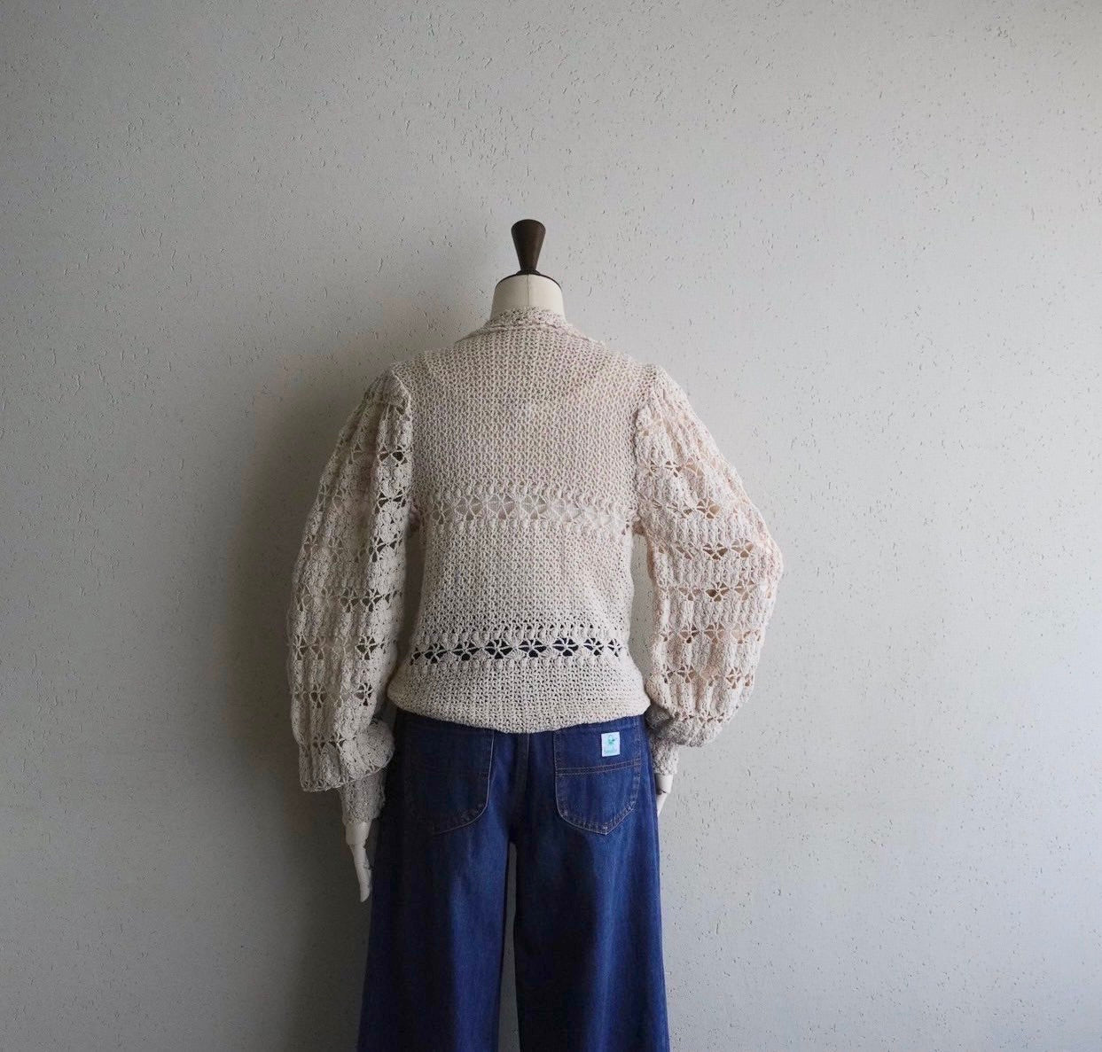 70s Hand Crochet Top