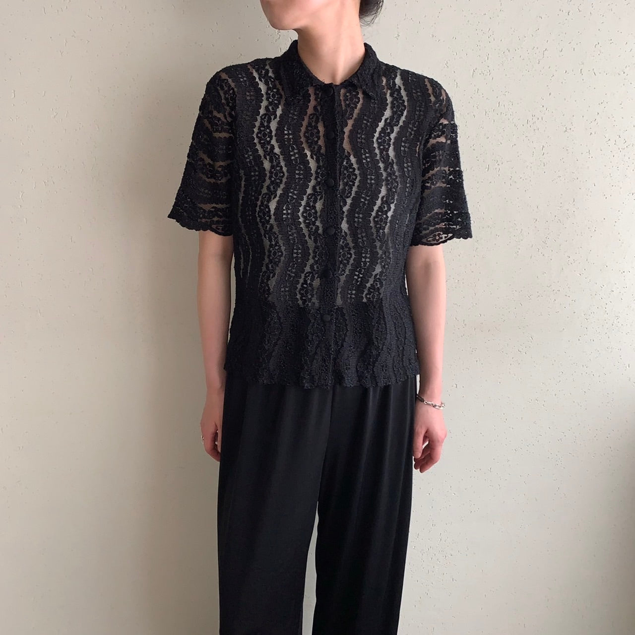 90s Lace Top Made in Italy
