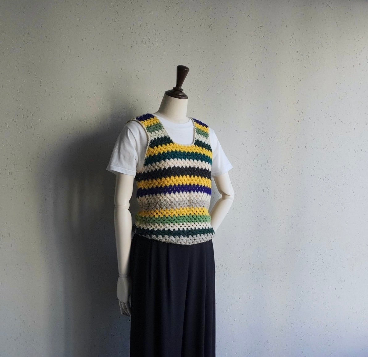 80s Pattern Knit Top