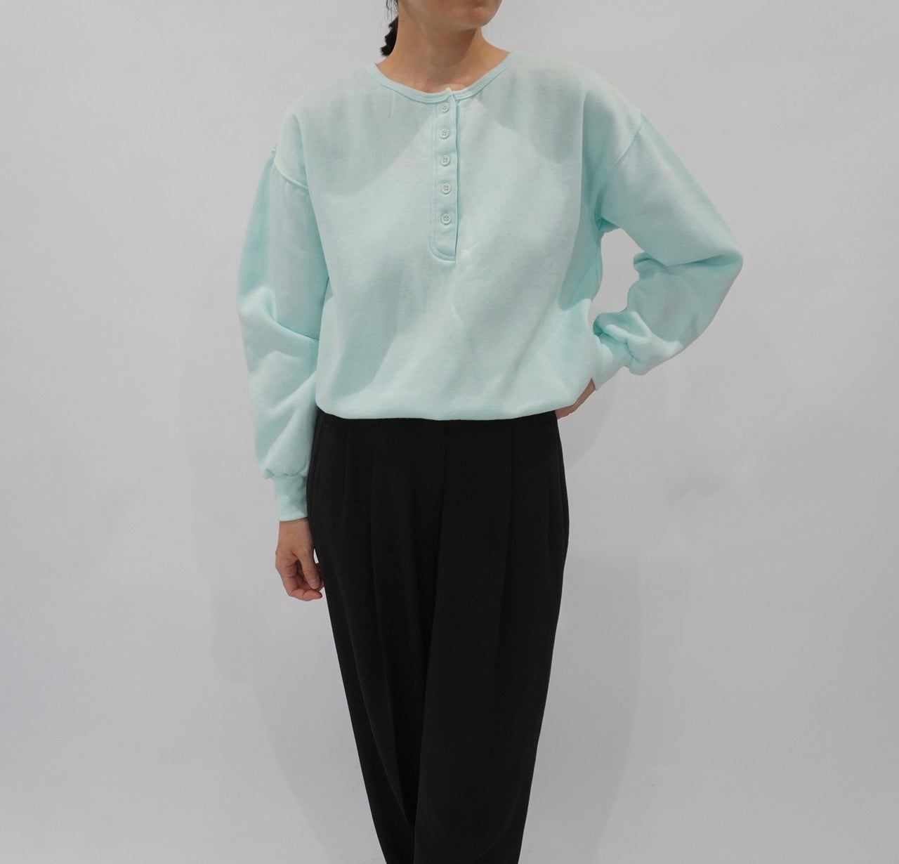 90s Light Blue Sweater
