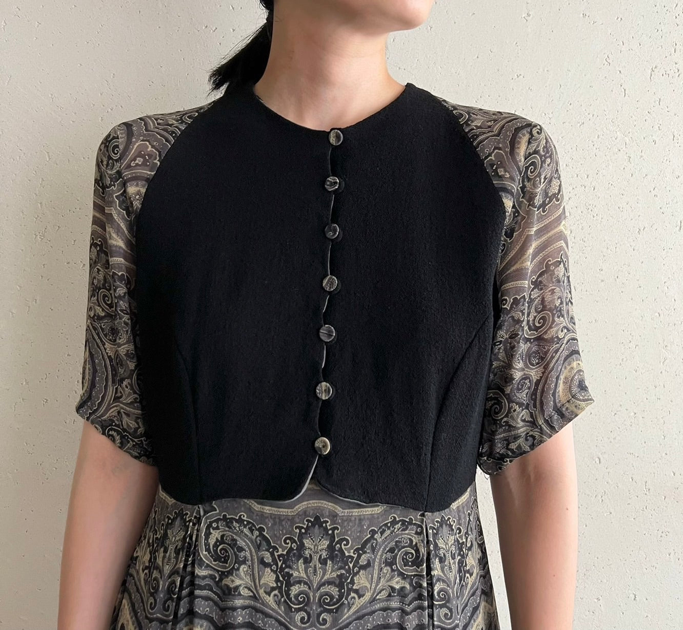 90s Rayon Dress Made in Italy