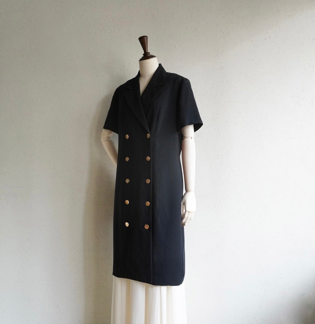90s Black Long Jacket,Dress