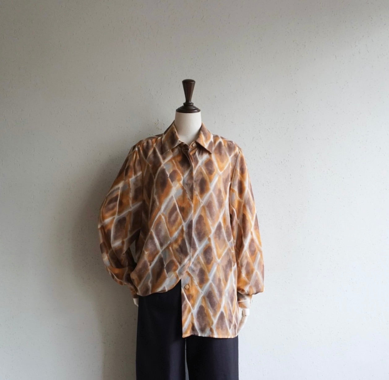 90s Printed Sheer Shirt Made in Italy