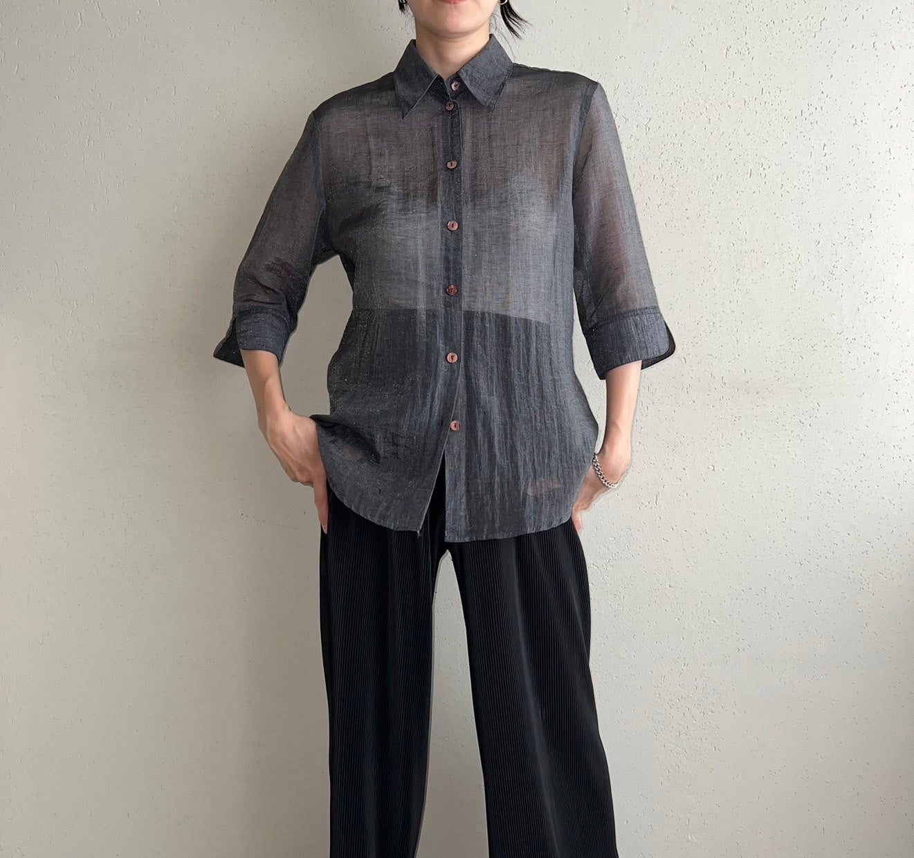 90s EURO Sheer Shirt