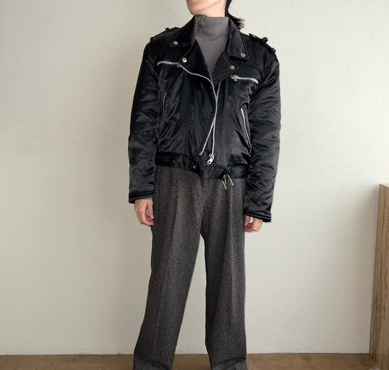 90s Nylon Riders Jacket Made in Italy