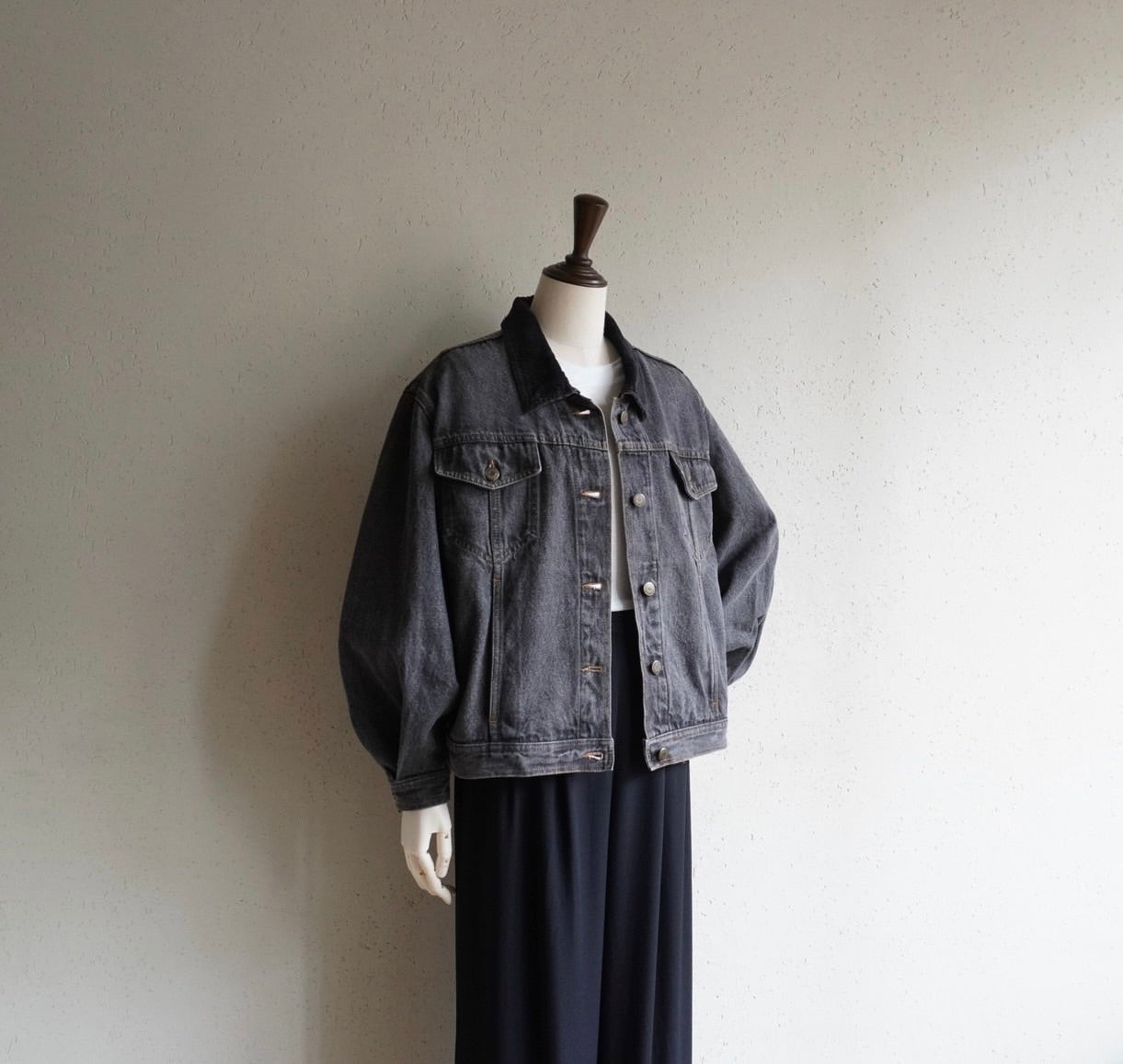90s EURO Denim×Corduroy Jacket