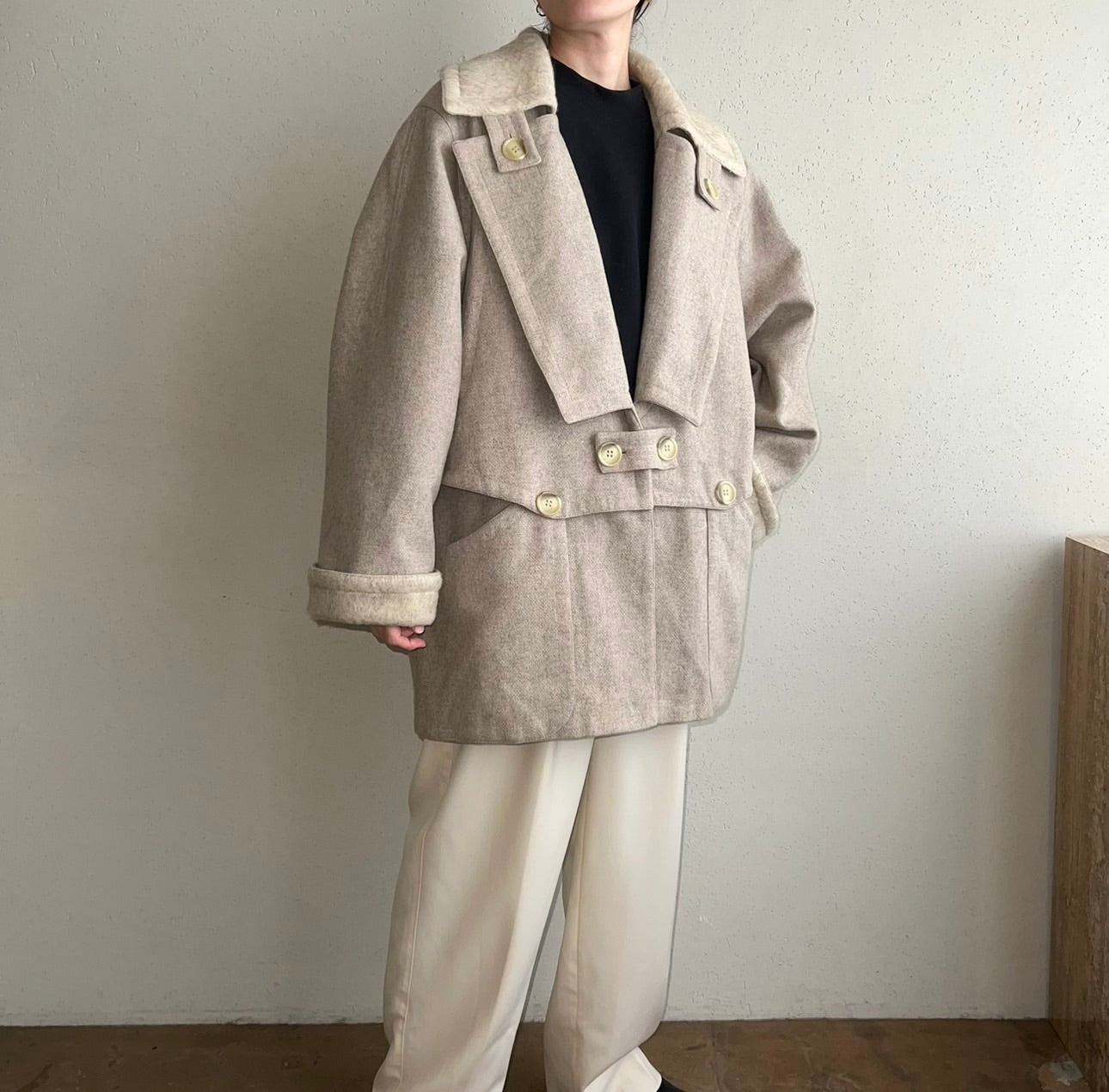 80s Wool Jacket Made in Italy