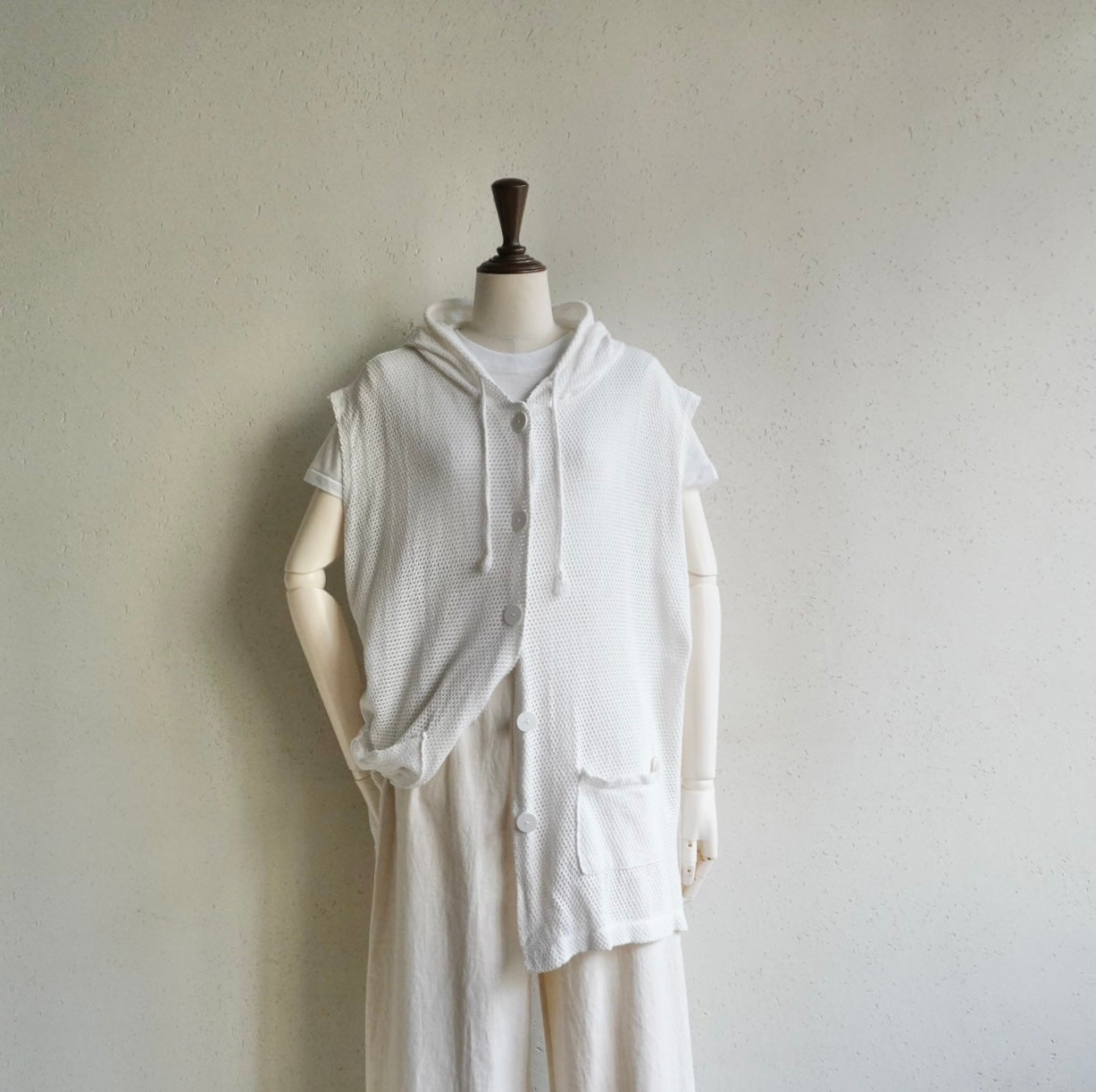 90s Mesh Sleeveless Top Made in USA