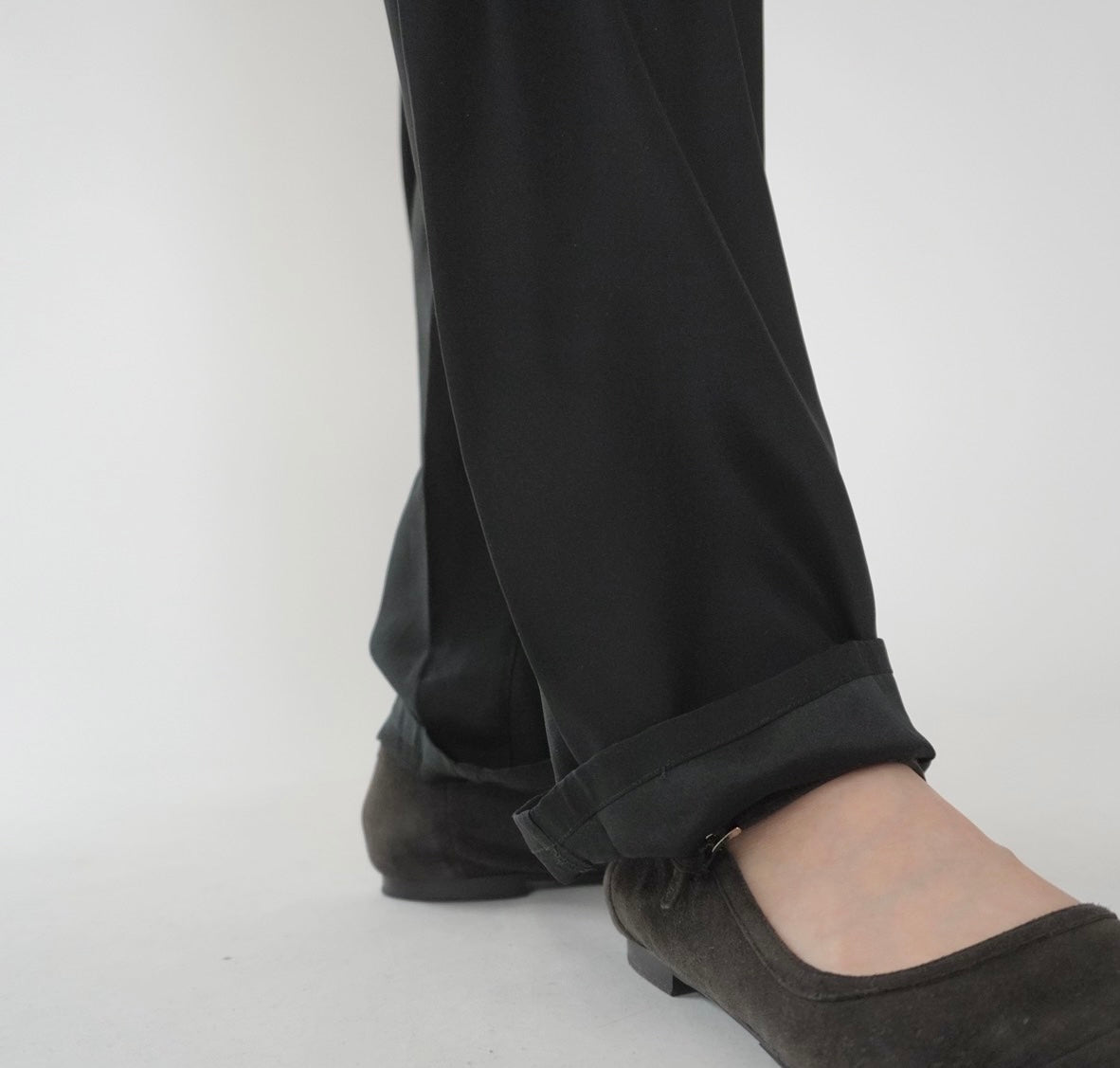 80s Silk High Waist Pants