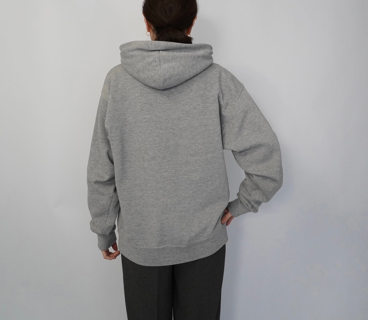 90s Hooded Sweater Made in USA