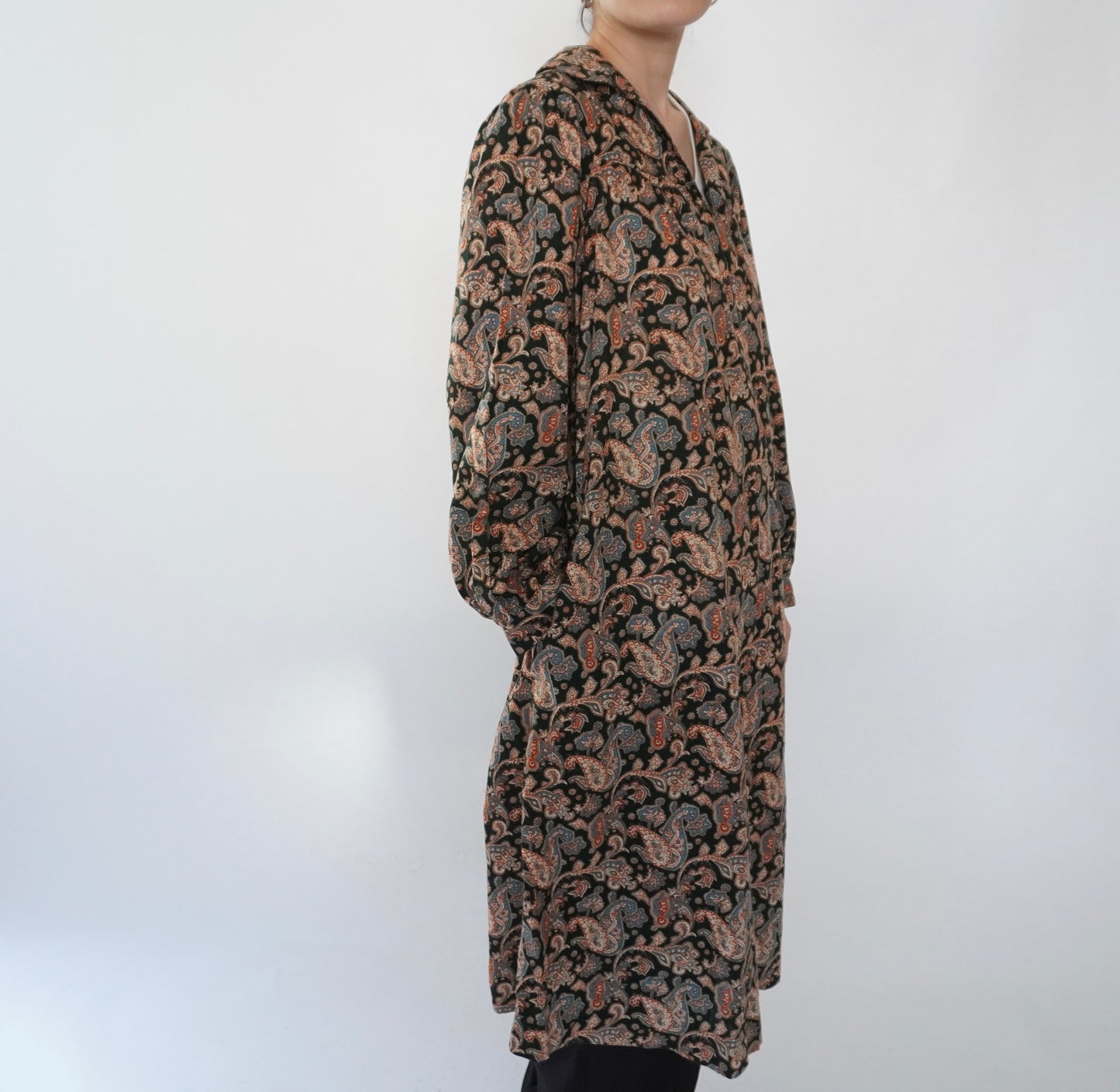 80s Printed Dress Made in Sweden