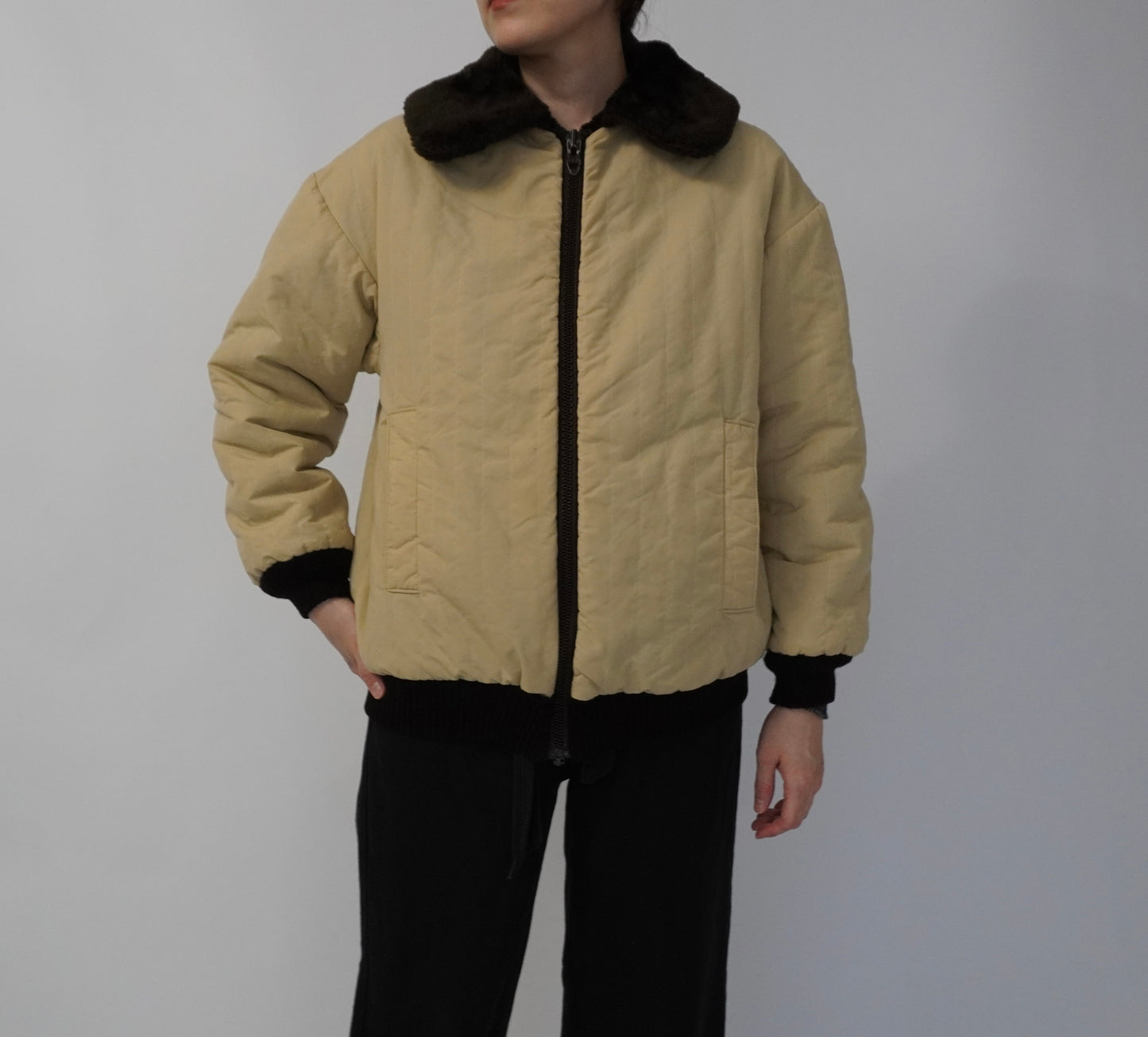 70s Fur Reversible Jacket