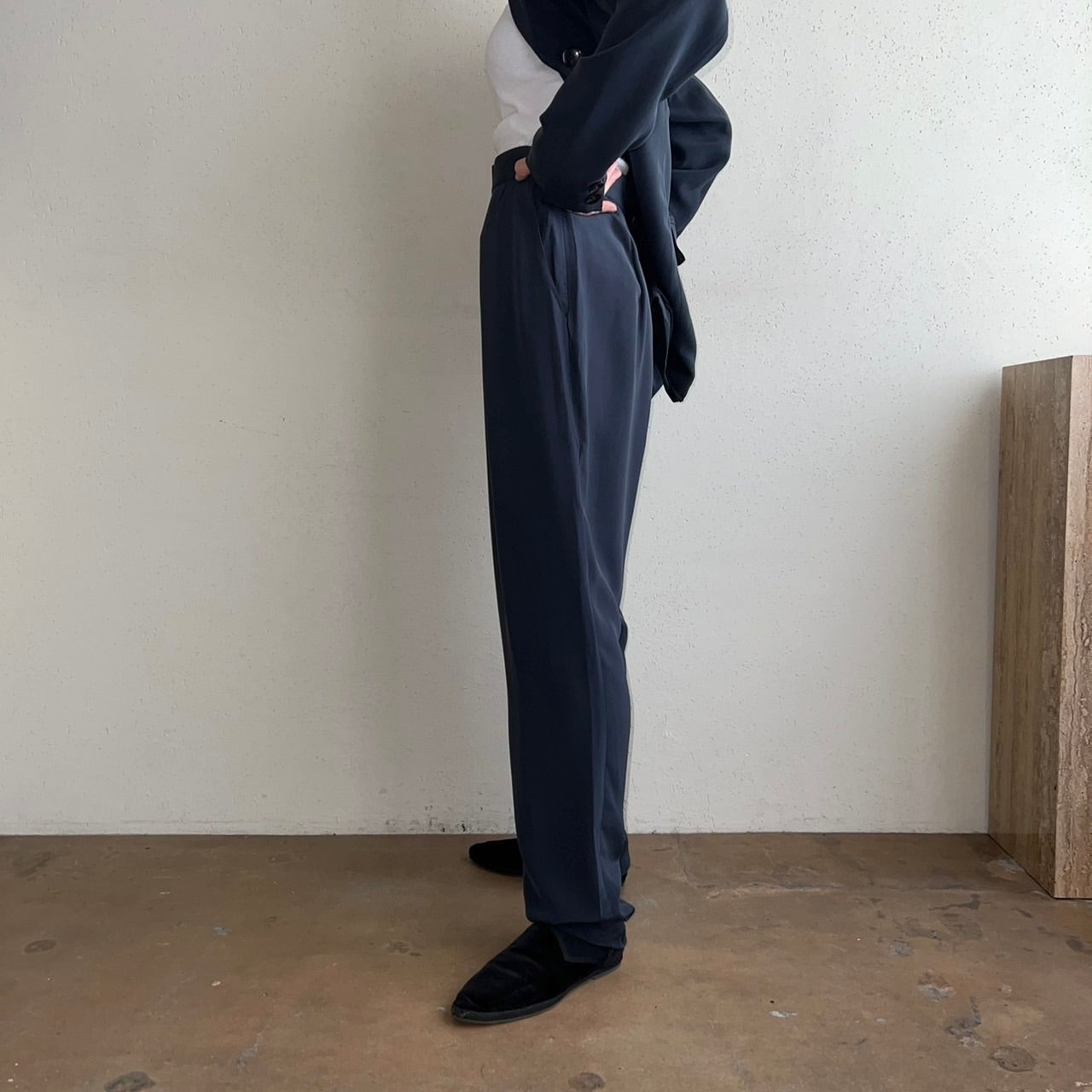 90s Silk Two-Piece Suit