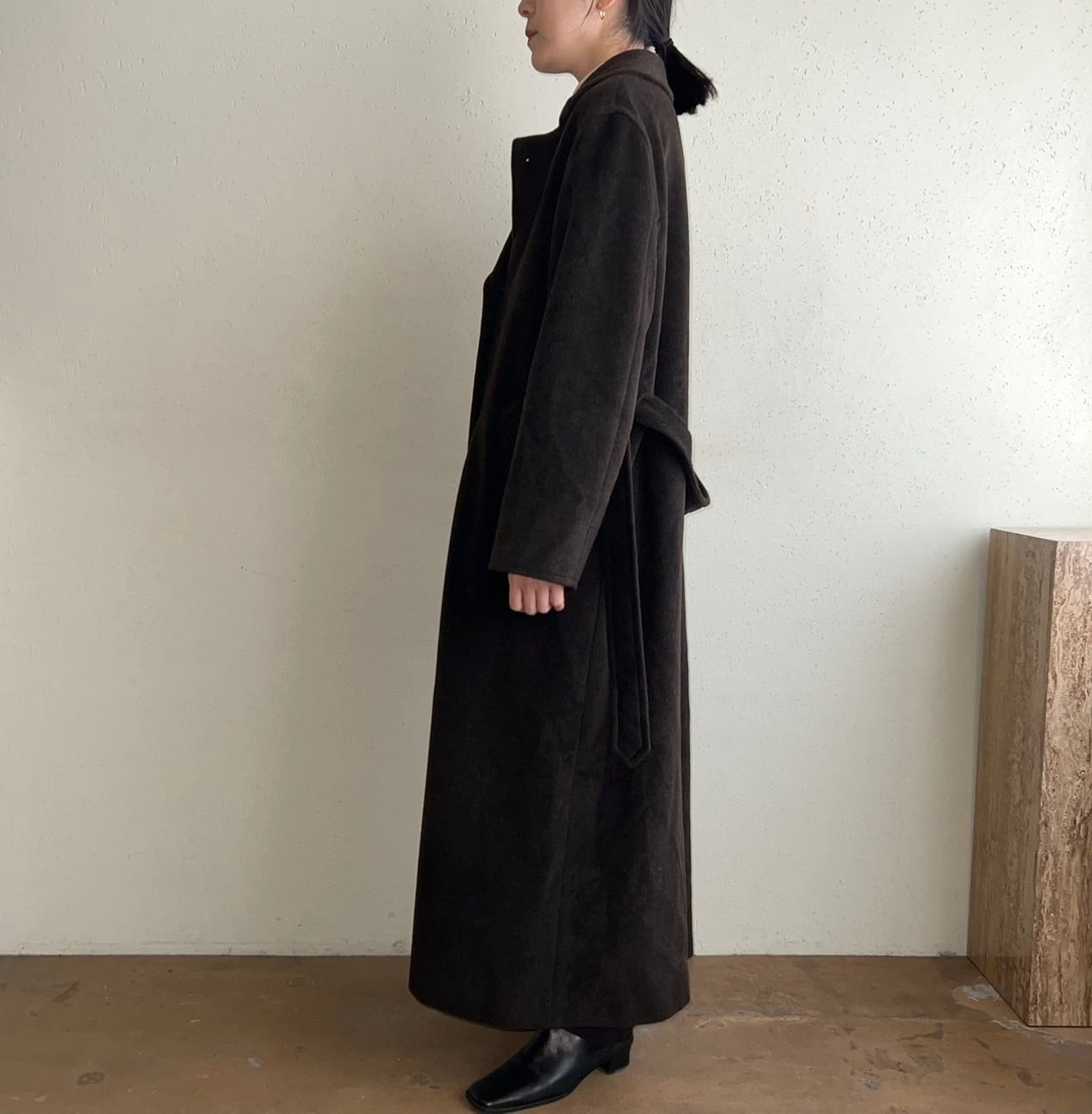 90s "MARELLA" Mohair Mix Coat Made in Italy