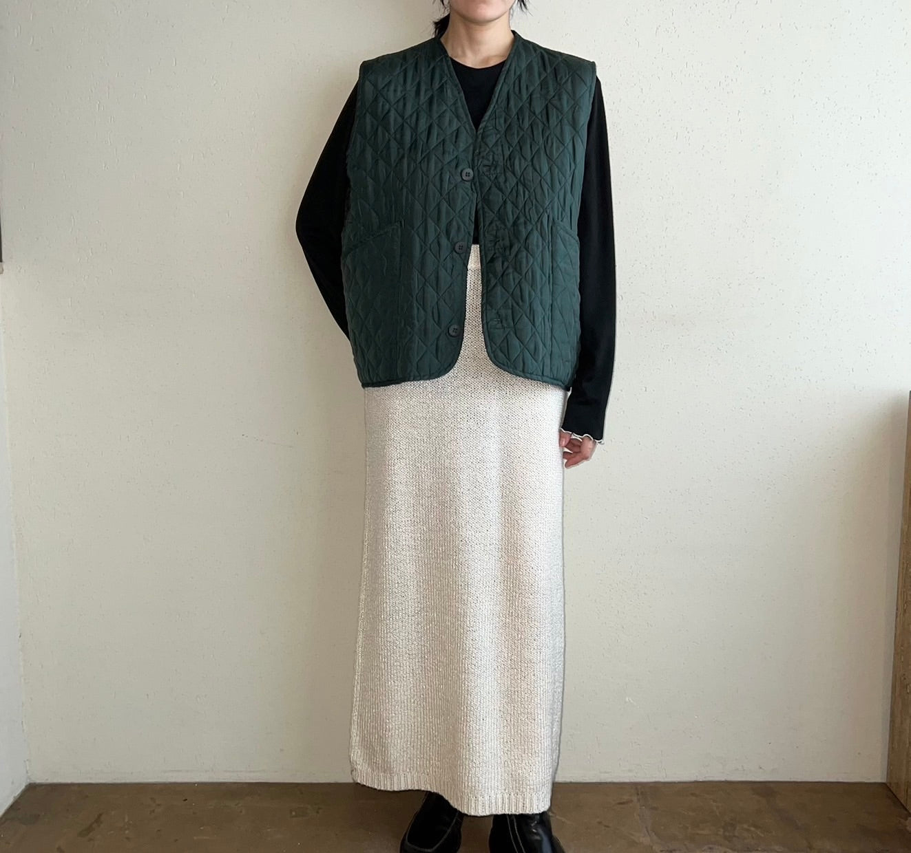 90s Silk Quilted Vest