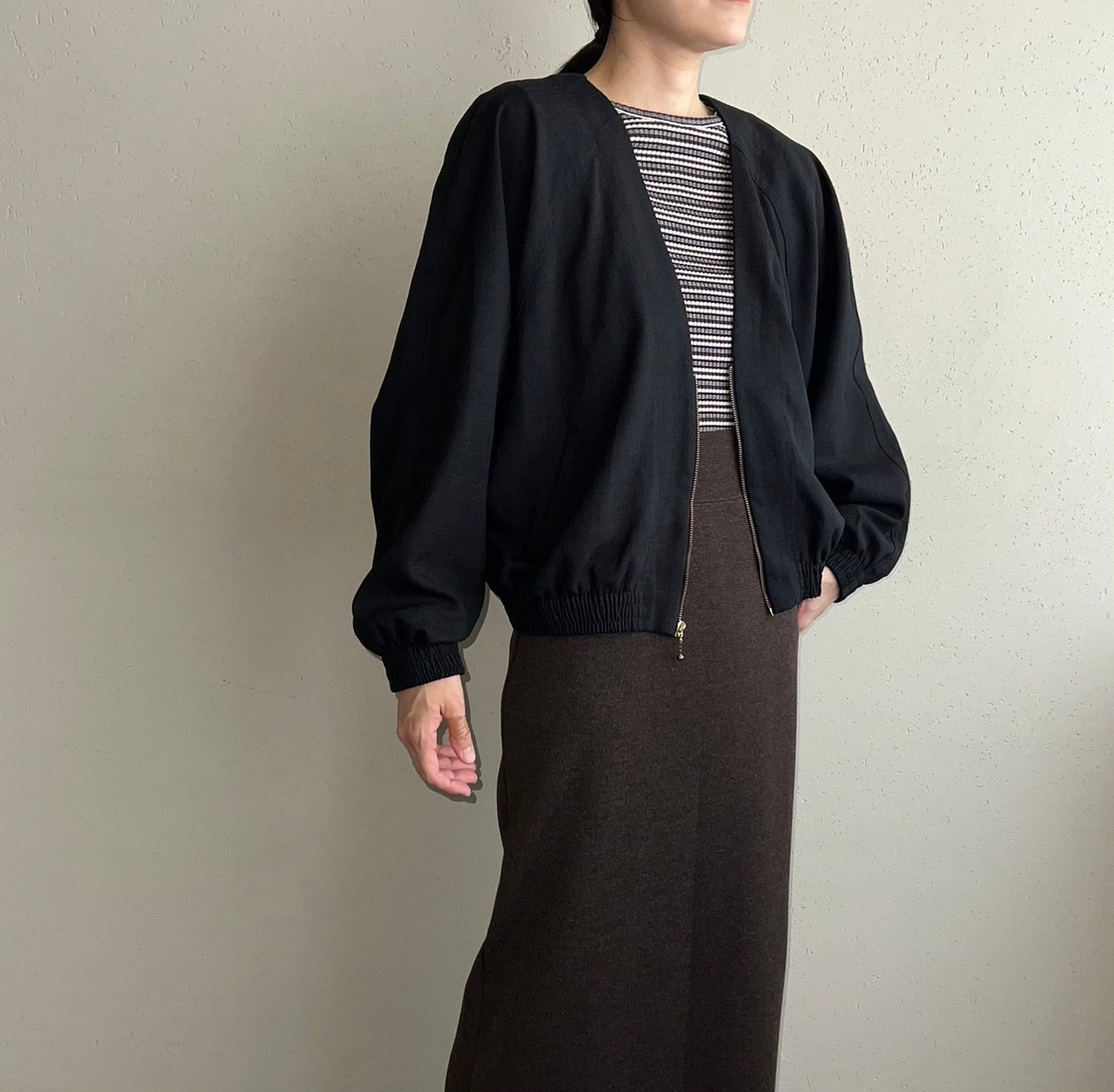 90s Zipped Light jacket Made in USA