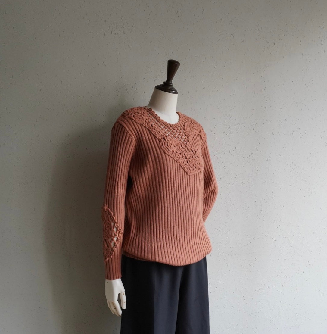 80s "Sensazioni" Ribbed Top Made in Italy