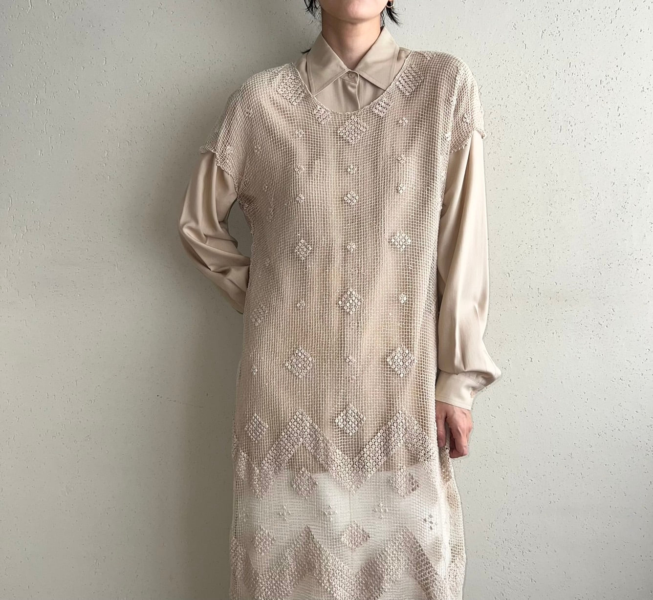 80s Crochet Dress