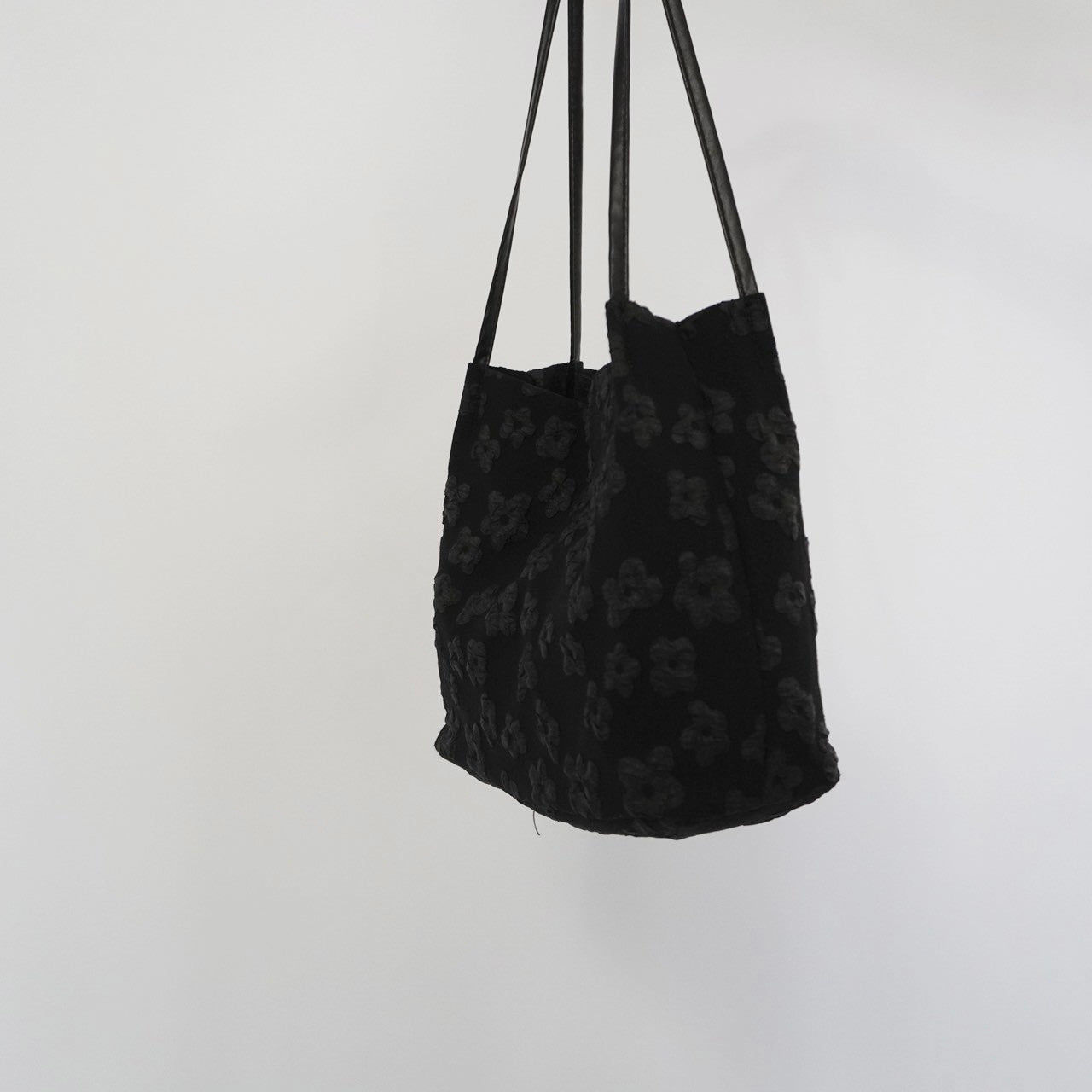 Black Flower Design Bag