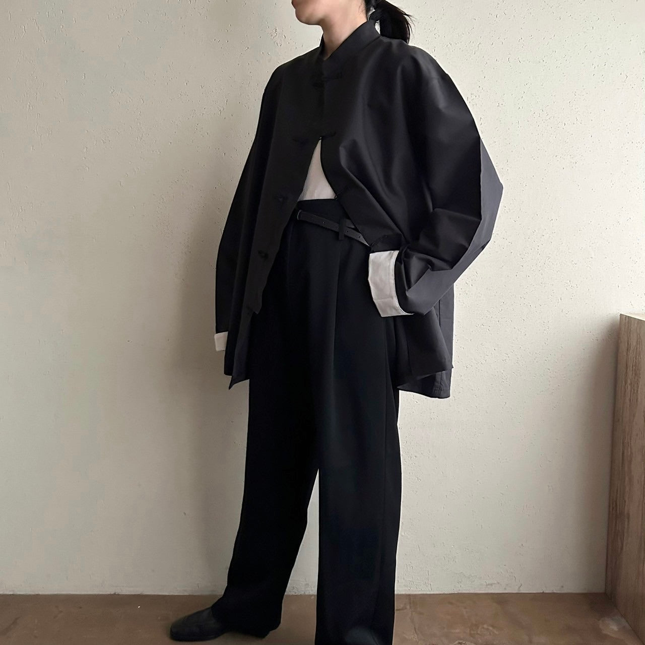 90s Asian Design Shirt Jacket