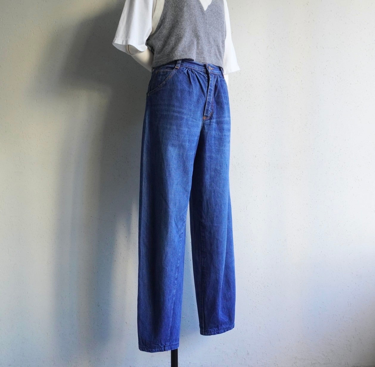 80s ”BENETTON" Wide Denim Pants