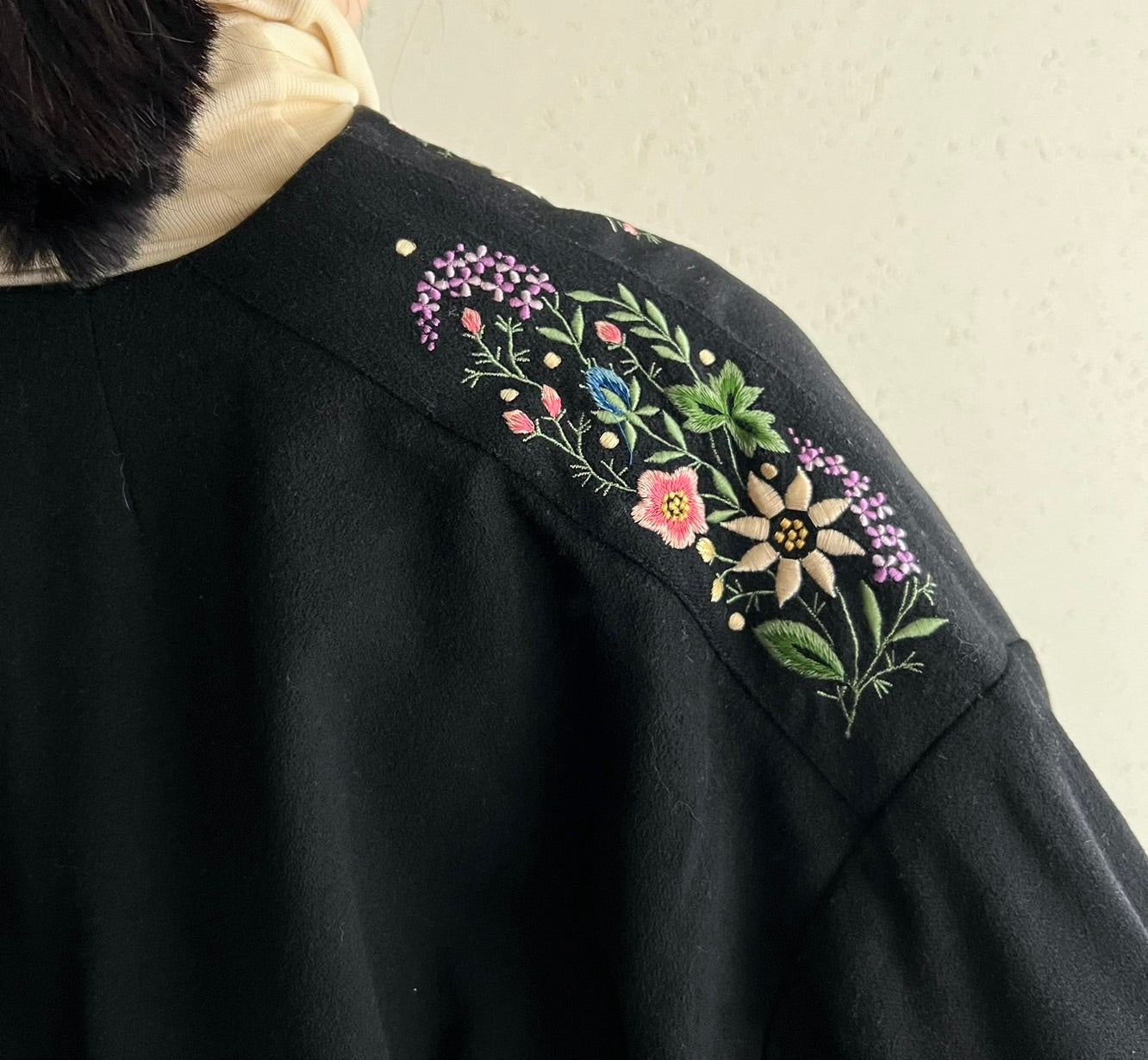 80s Embroidery Top
