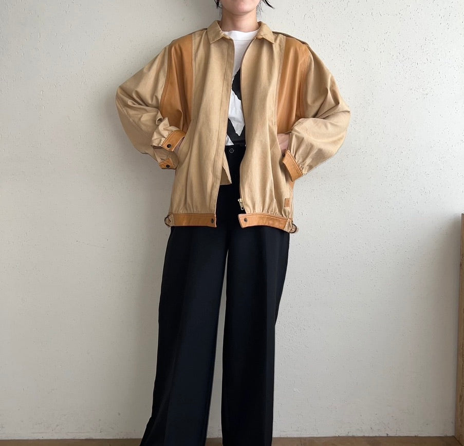 80s "Marina Ferrari" Leather Light Jacket Made in Italy