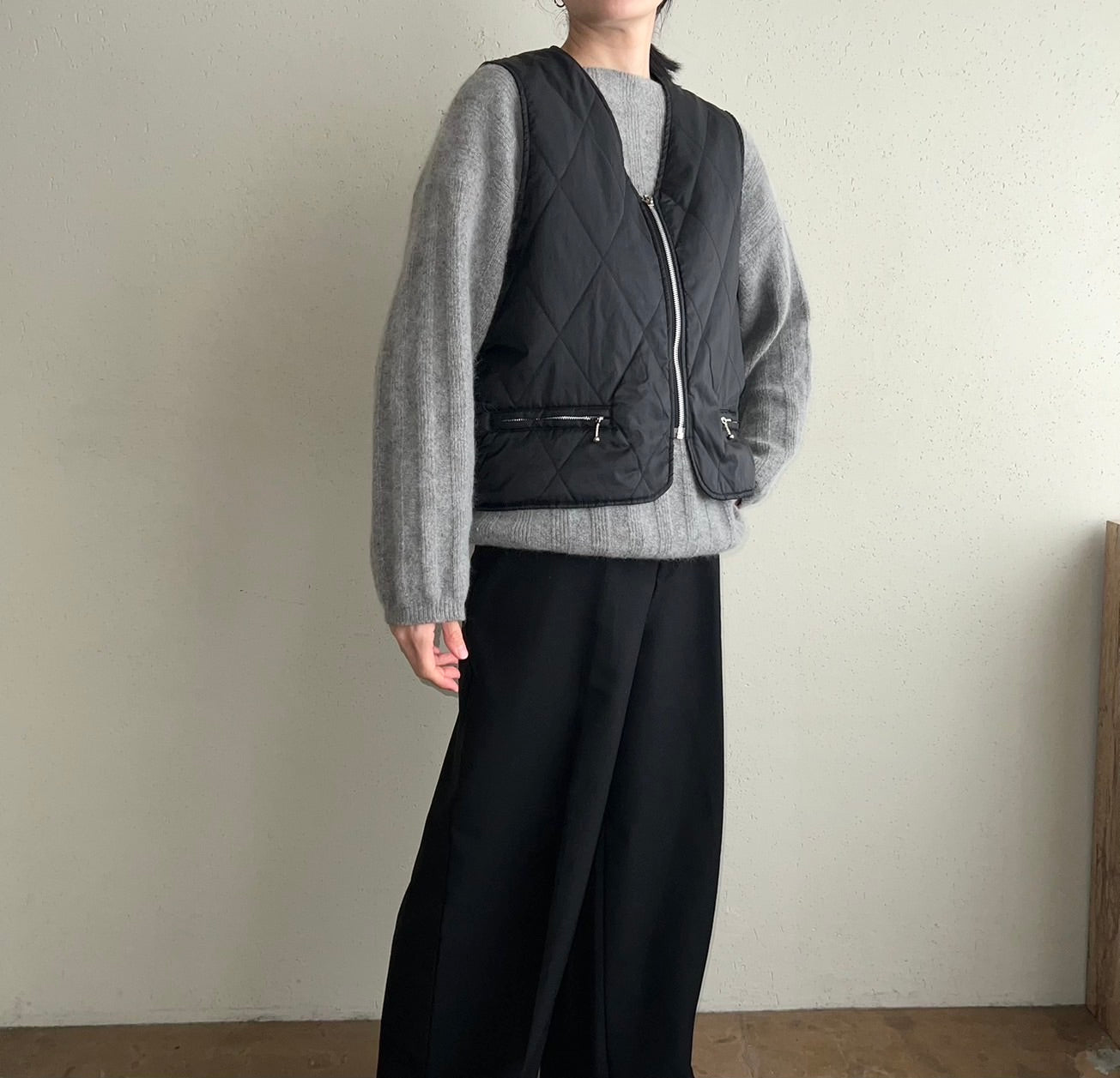 90s EURO Quilted Vest