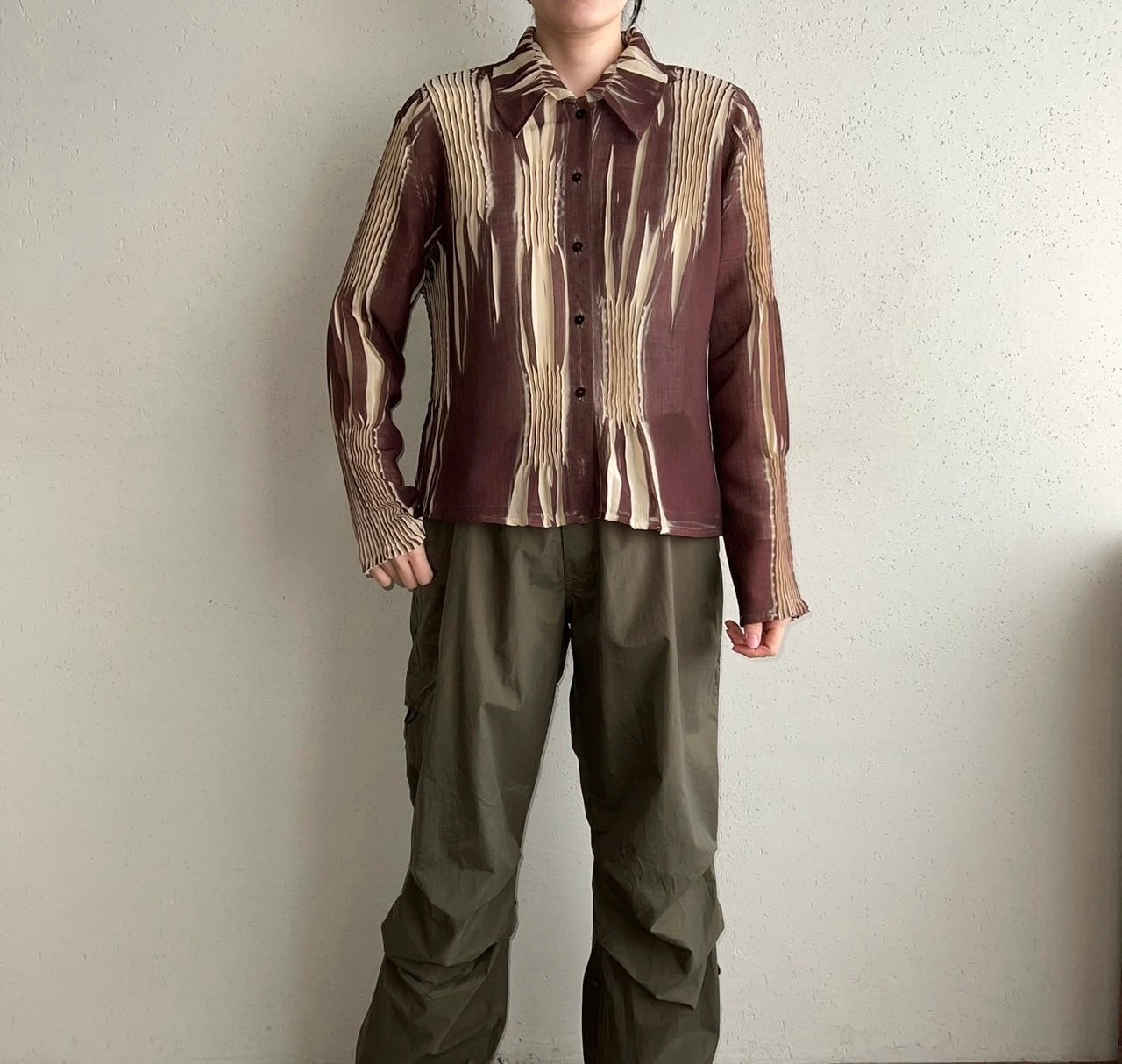 Pleated Design Shirt