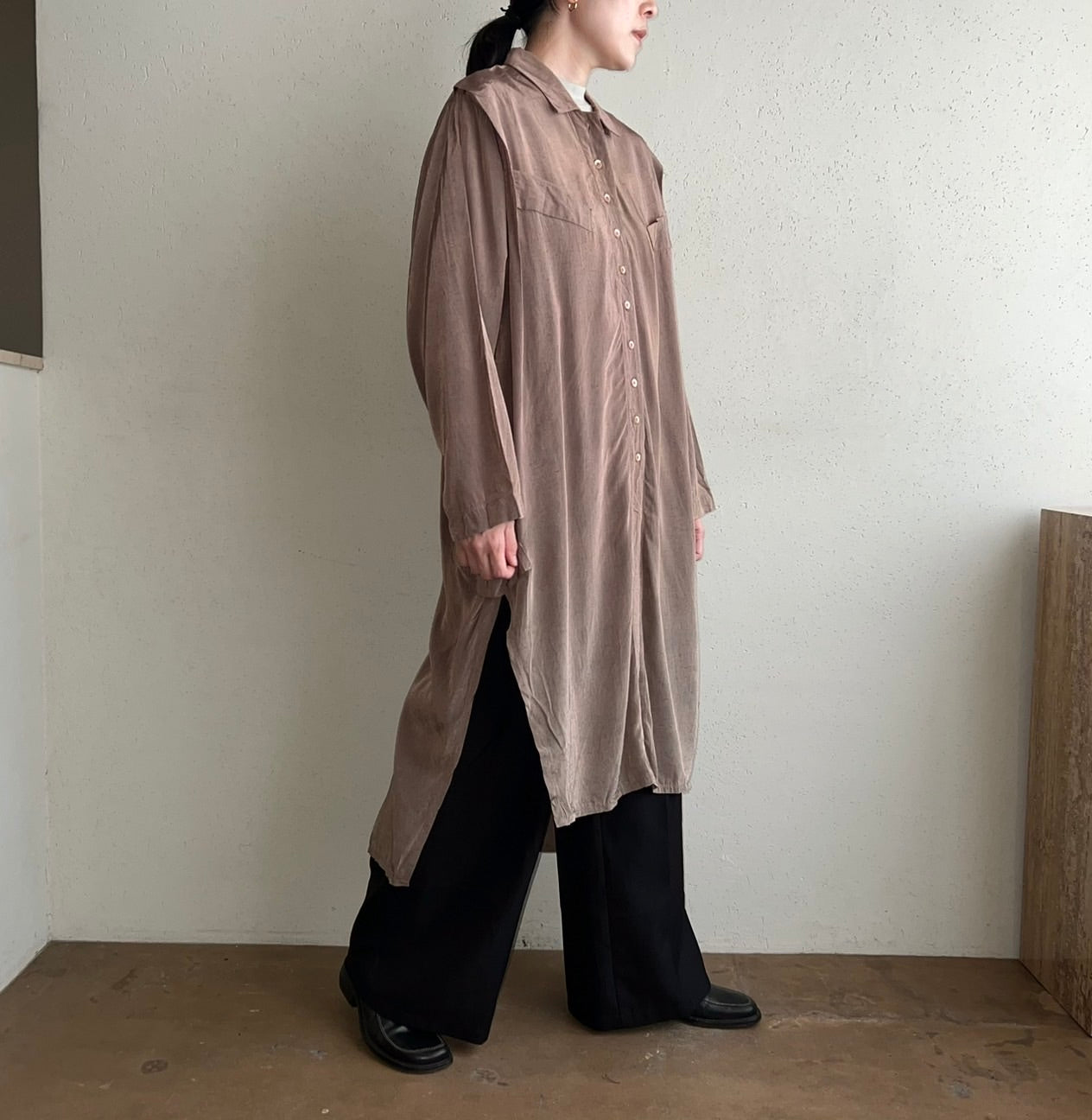 80s Designed Shirt Dress